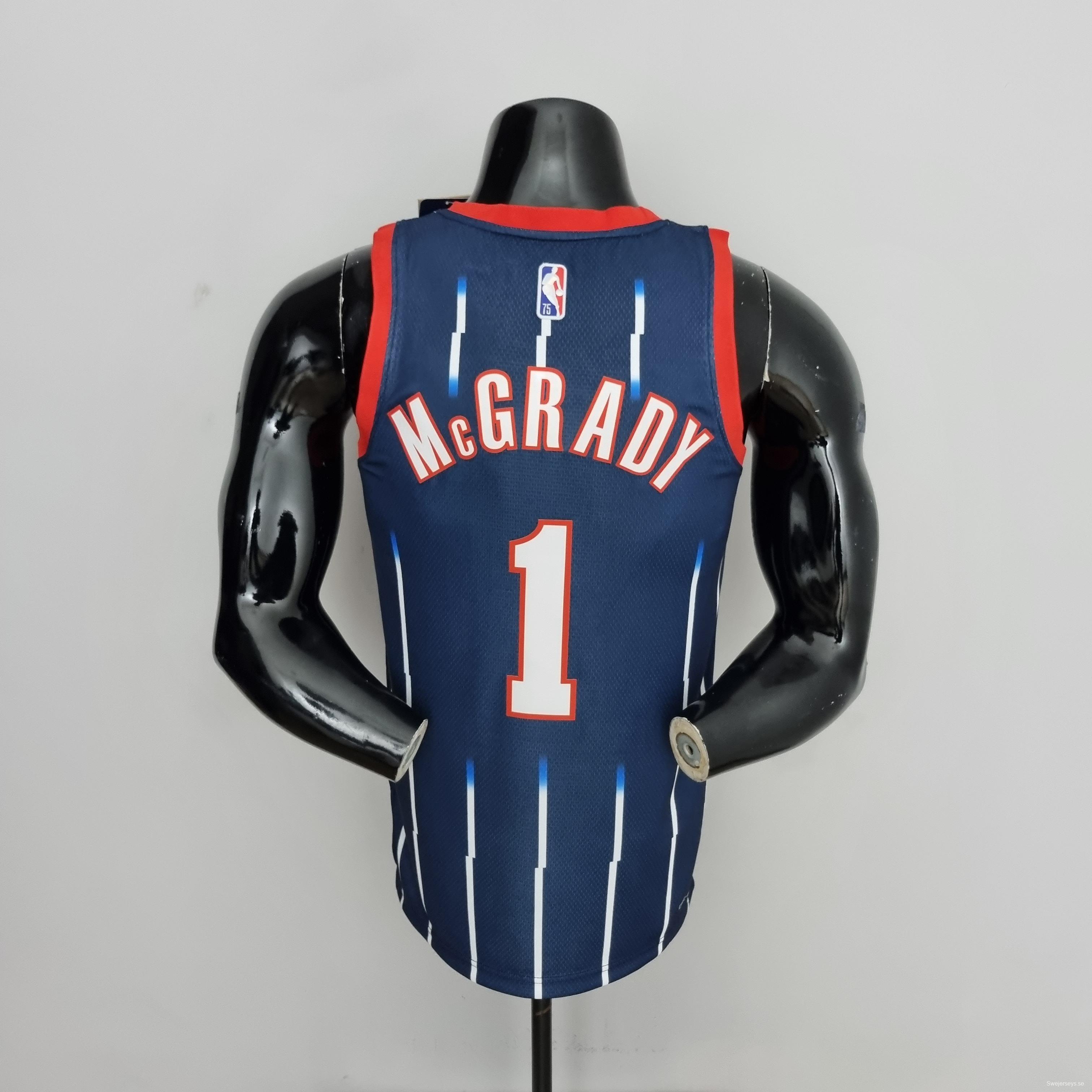 2022 Houston Rockets McGrady #1 Urban Edition NBA Jersey