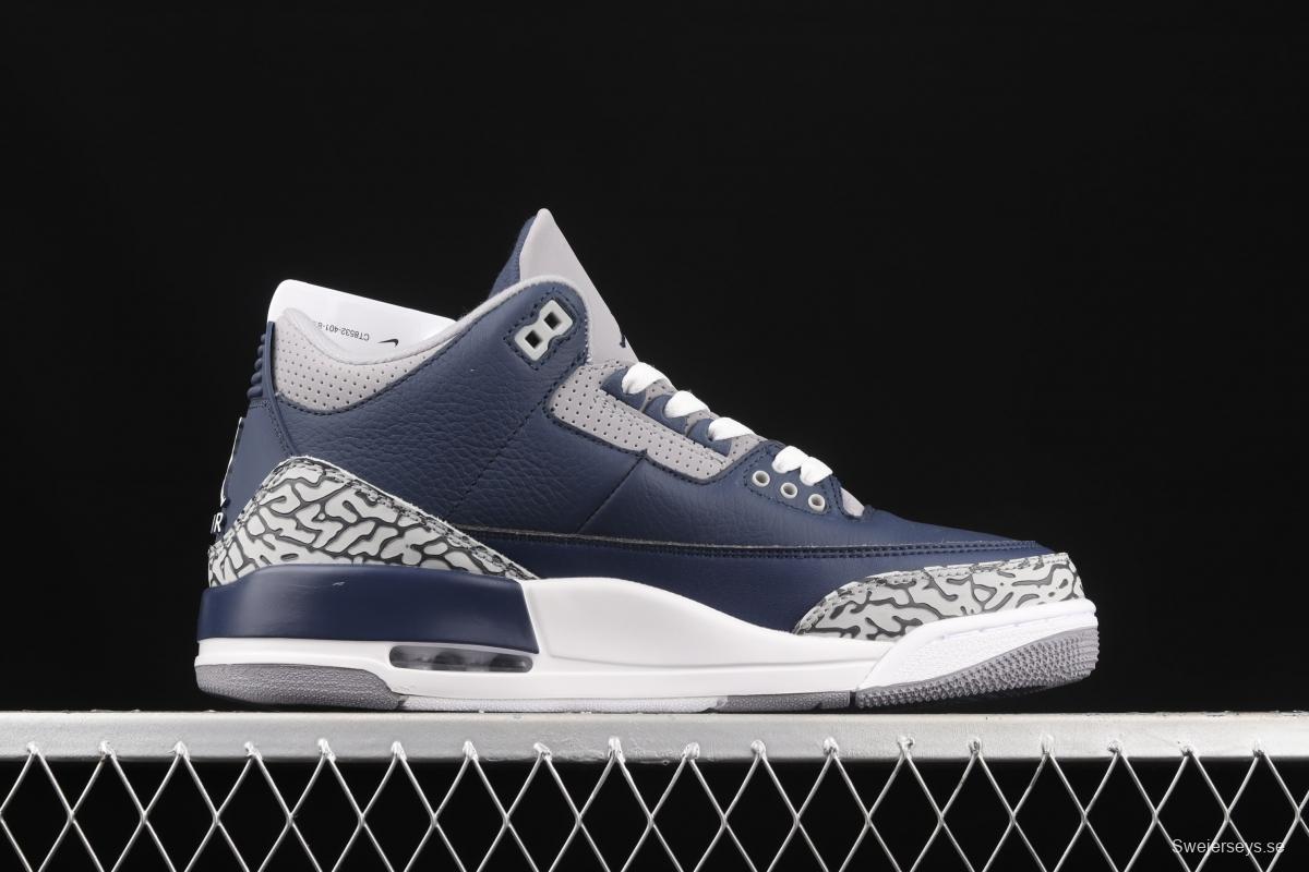 Air Jordan 3 Midnight Navy AJ3 Joe 3 midnight blue CT8532-401