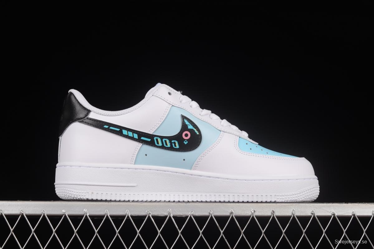 NIKE Air Force 1'07 Low Video Game Theme Low Casual Sneakers CW2288-111