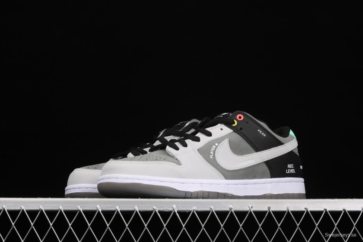 NIKE DUNK SB Low Pro ISO camera jointly named black and gray dunk series retro leisure sports skateboard shoes CV1659-001