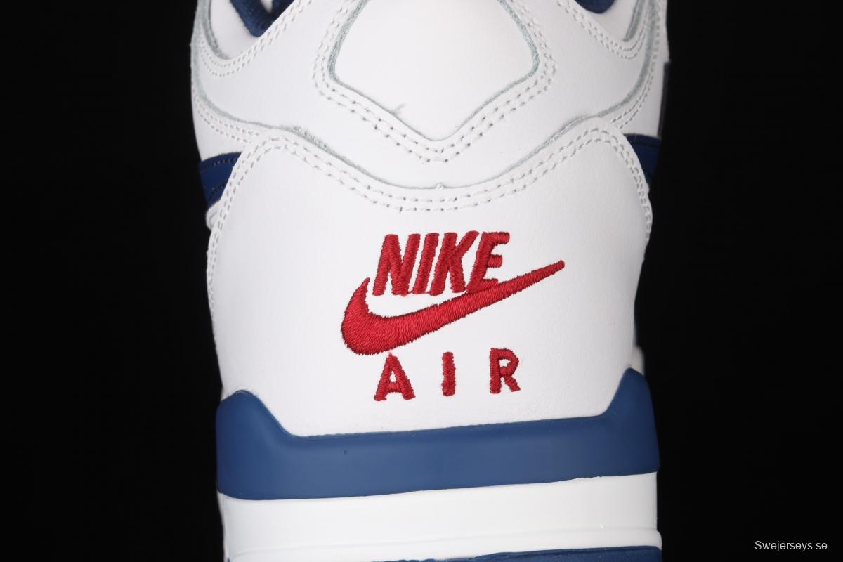 NIKE Air Flight 89 White and Blue Air cushion Basketball shoes CN5668-101