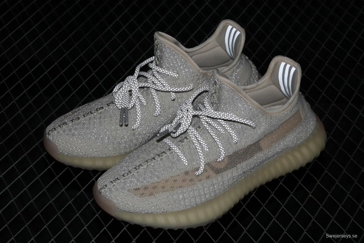 Adidas Yeezy 350 Boost V2 FV3254 Darth Coconut 350 second generation beard white hollowed-out star color