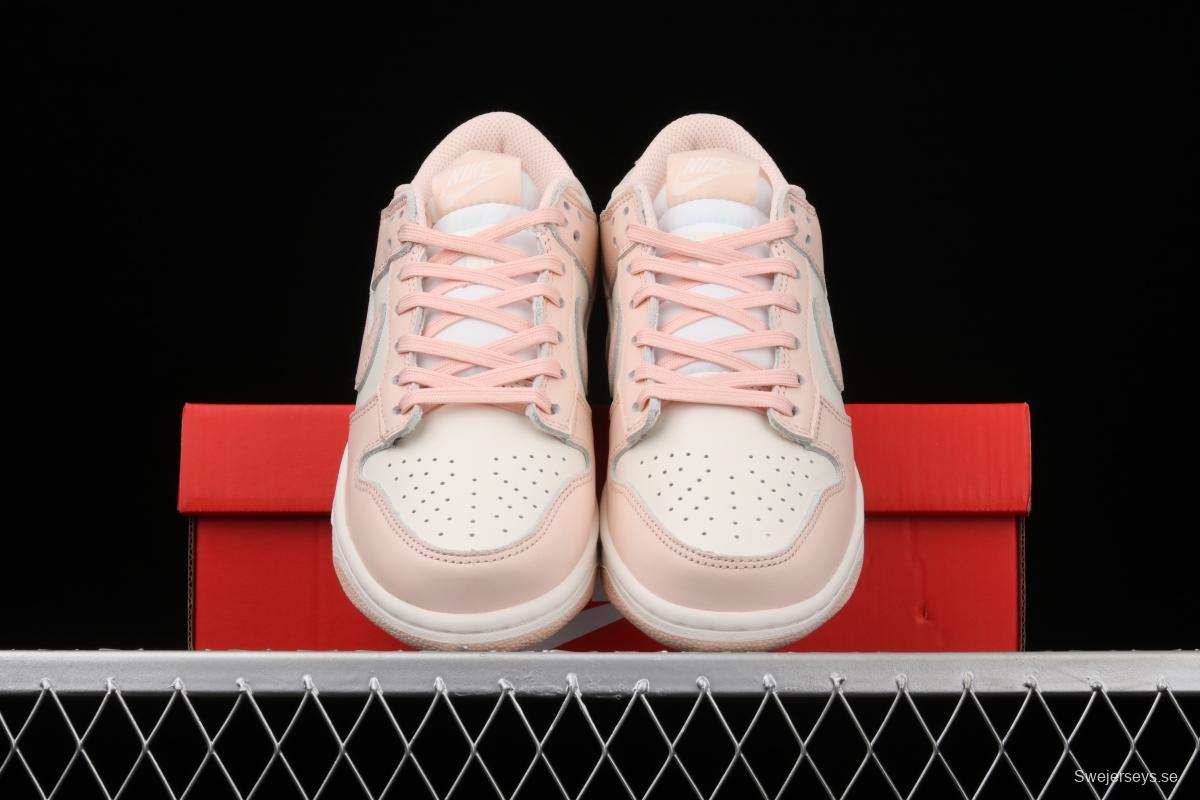 NIKE SB DUNK Low Orange Pearl Slam Dunk Series Cherry Blossom Pink Pearl low-side leisure sports skateboard shoes DD1503-102