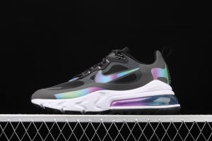 NIKE Air Max 270React 20 new high frequency net hollowed-out half-palm air cushion running shoes CT5064-001