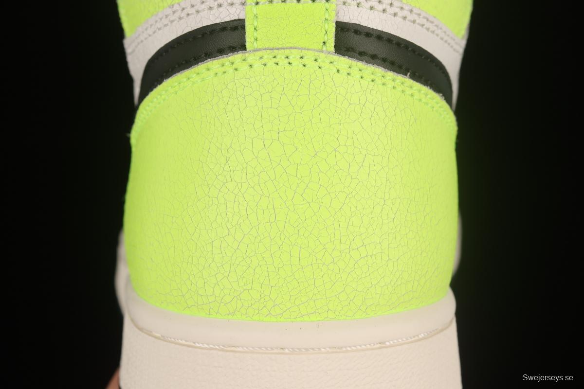 Air Jordan 1 High OG Volt Fluorescent Green 555088-702