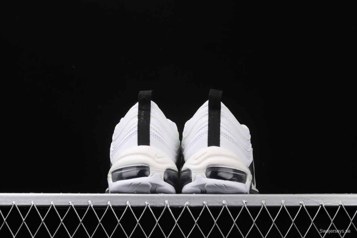 NIKE Air Max 97 Ultra'17 White Black White Rice Black 3M reflection retro leisure sports air cushion jogging shoes 921733-103