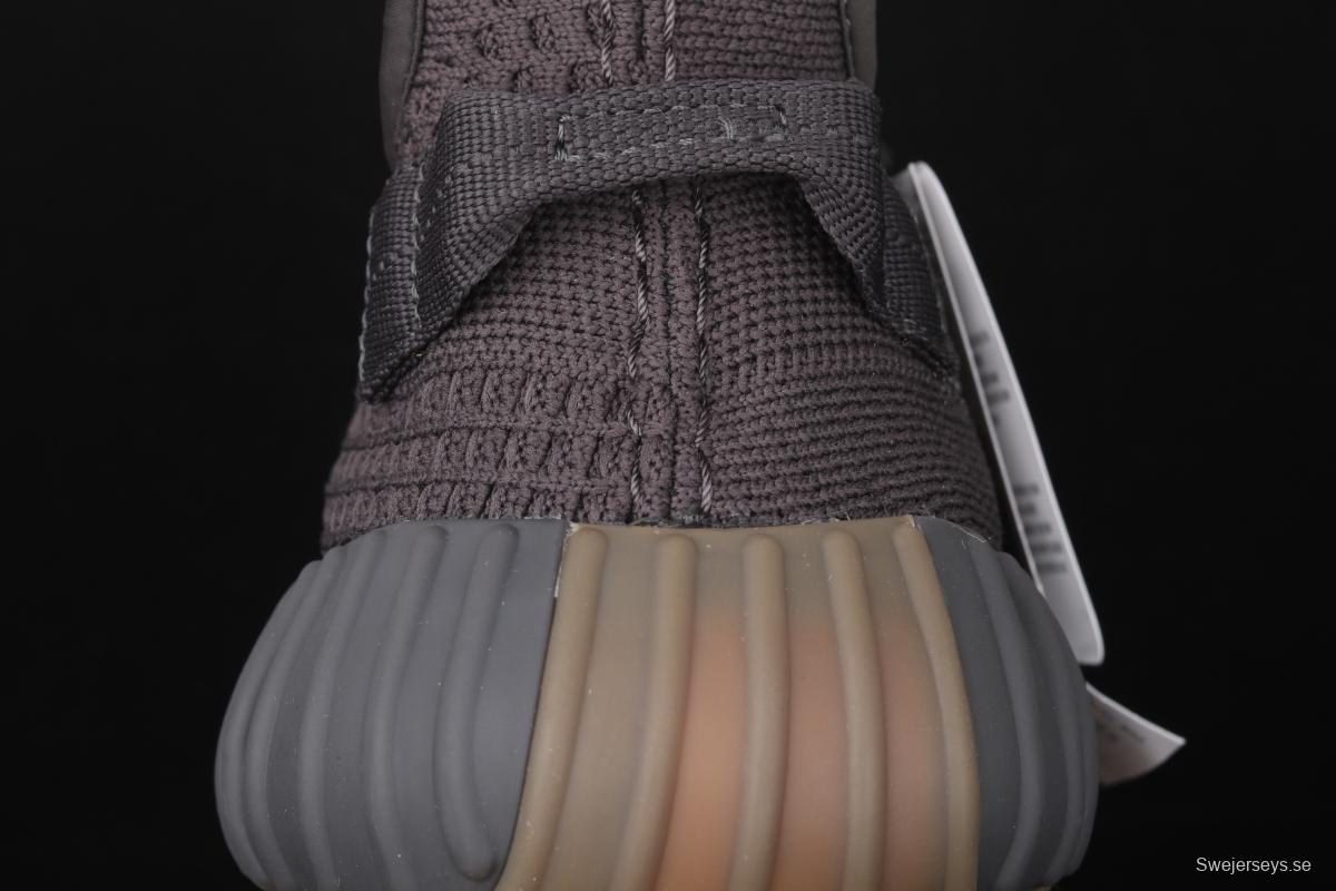 Adidas Yeezy Boost 350V2 Cinder FY4176 Darth Coconut 350 second generation hollowed-out side transparent rubber all over the sky star color BASF popcorn