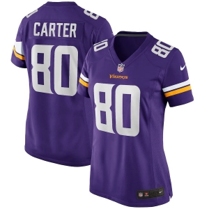 Women's Cris Carter Purple Retired Player Limited Team Jersey