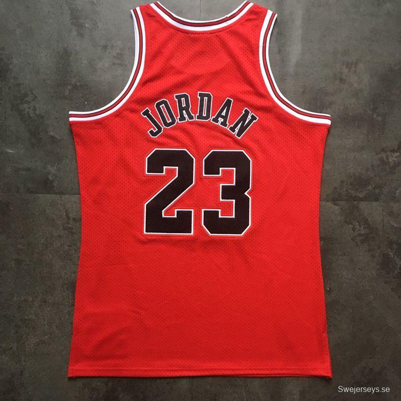 Men's Michael Jordan Red Retro Classic Team Jersey