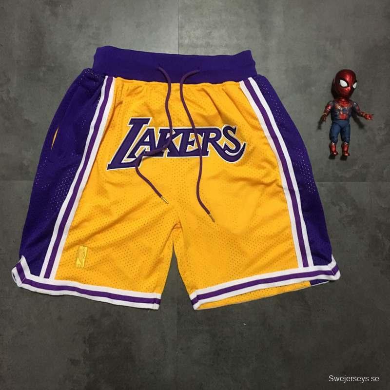 Men's Yellow Retro Classic Team Shorts