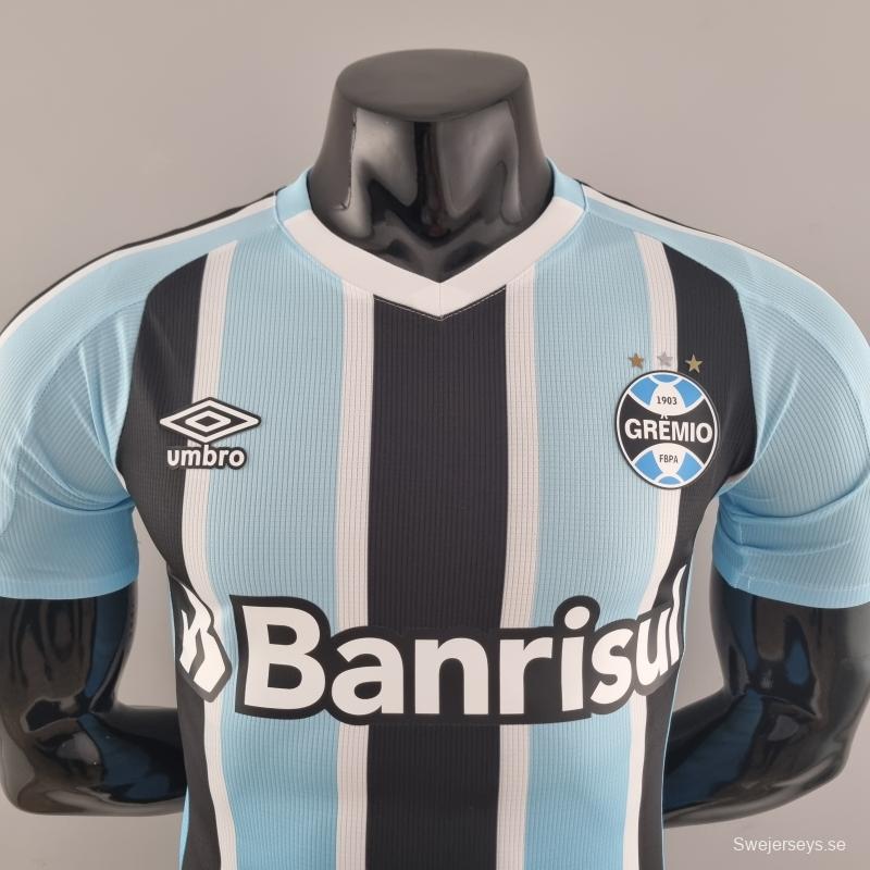 Player Version 22/23 Gremio Home  Soccer Jersey