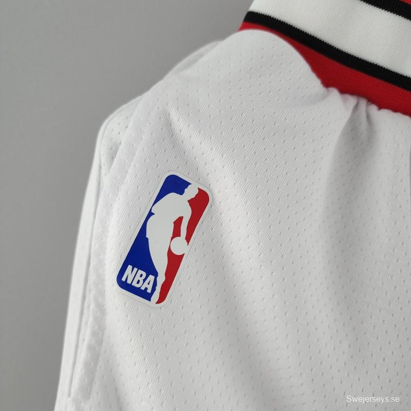 Chicago Bulls White NBA Shorts 