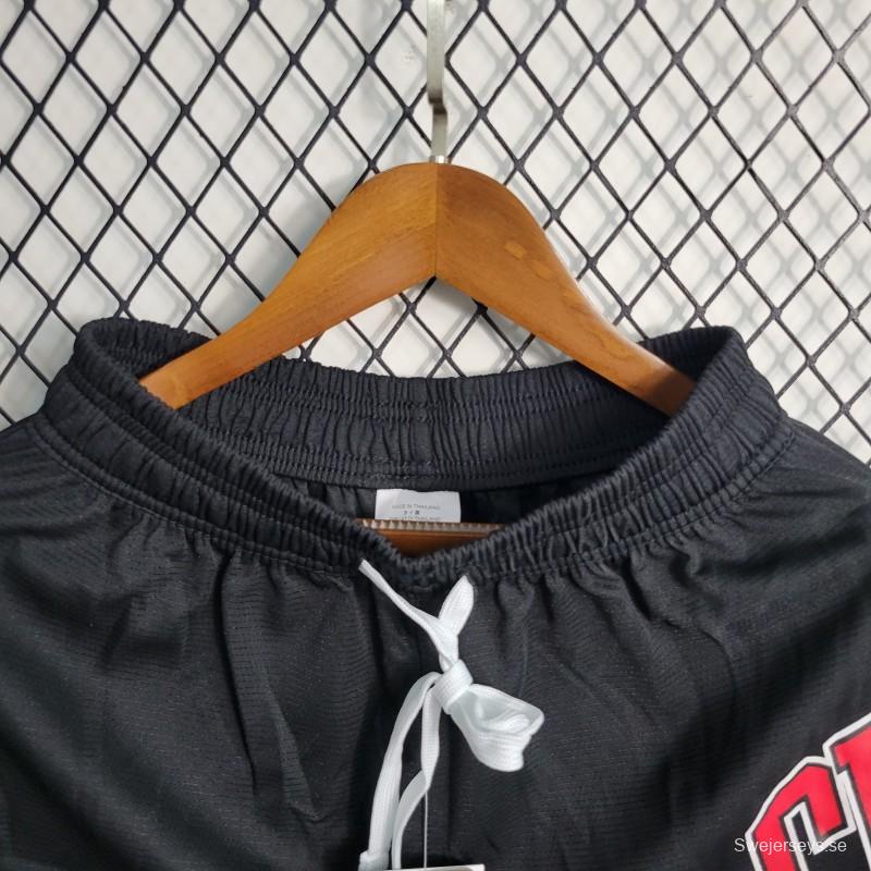 23 24 NBA Bulls Black Shorts