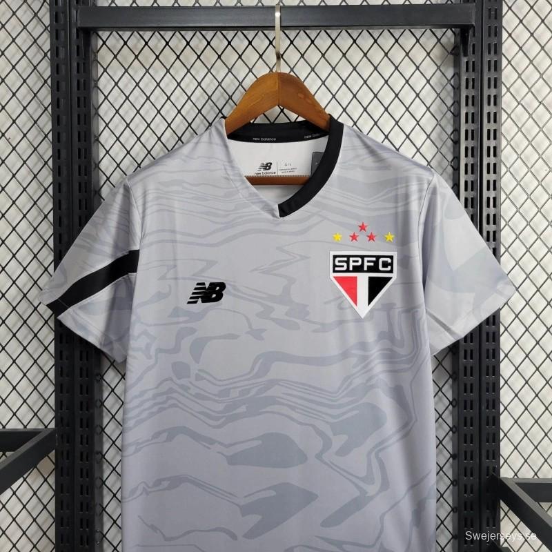 24/25 Sao Paulo Home Gray Goalkeeper Jersey