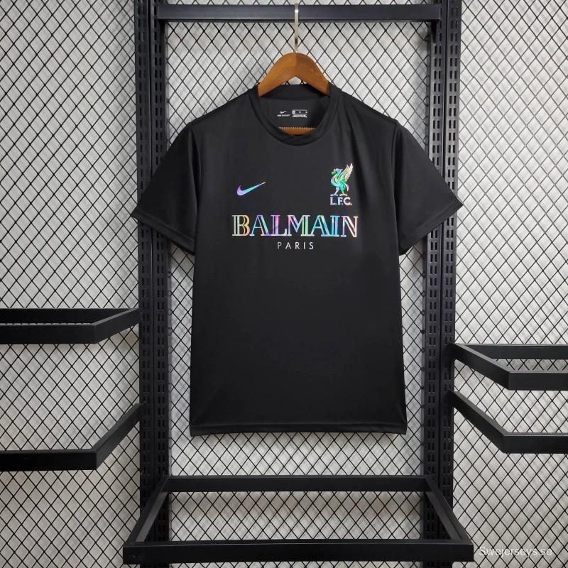 24/25 Liverpool x Balmain Black Training Jersey