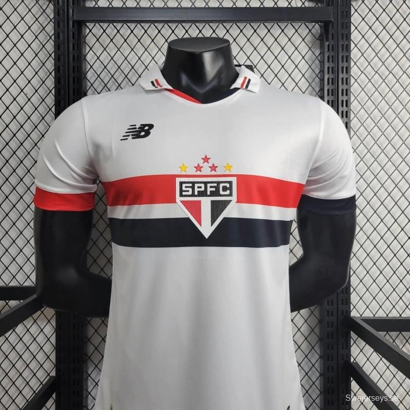 Player Version 2024/25 Sao Paulo Home Jersey