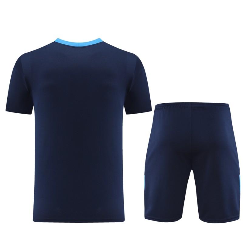 24/25 Nike Navy/Blue Short Sleeve Jersey+Shorts