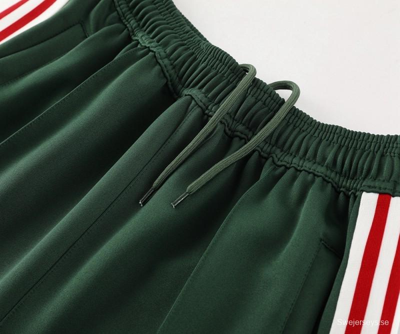 2024 Mexico Green Full Zipper Jacket +Long Pants