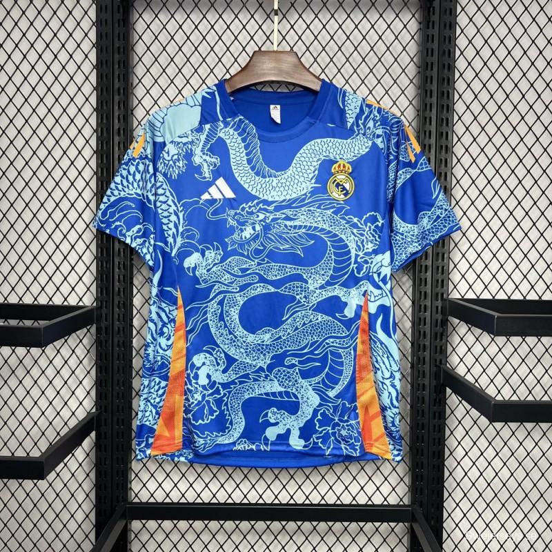 2024/25 Real Madrid Blue Dragon Special Edition Jersey