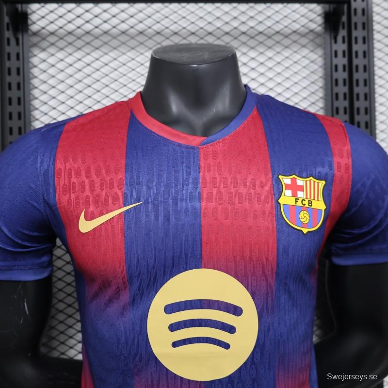 Player Version 25/26 Barcelona Home Leaked Jersey