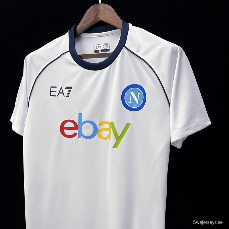 23/24 Napoli White Training Jersey