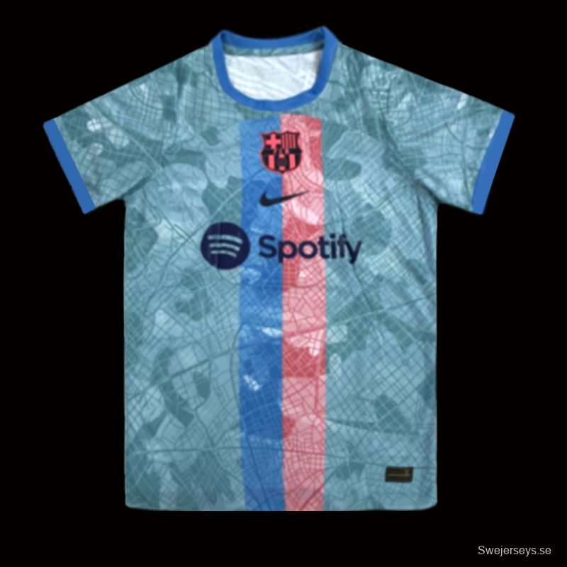 23/24 Barcelona Special Blue Training Jersey