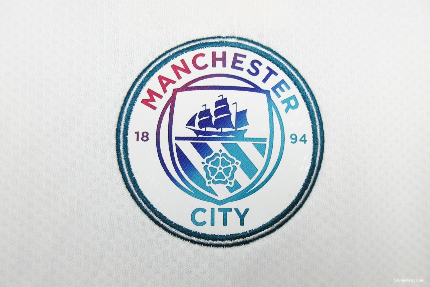 Retro 21/22 Manchester City Away White Jersey